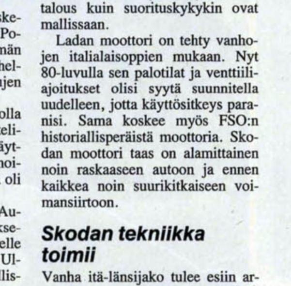 Tuulilasi 9/84, &quot;Vähän rahan rattaat&quot;. s. 57